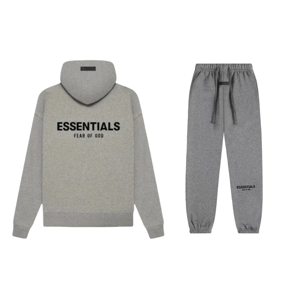 Fear of God Essentials Tracksuit 'Dark Oatmeal' (SS22)