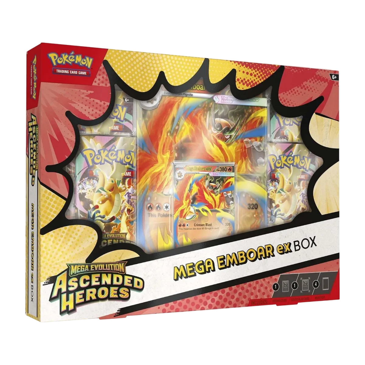 Pokèmon TCG: Mega Evolution Ascended Heroes Mega Emboar ex Collection Box