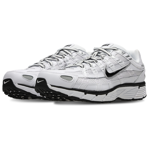 Nike P-6000 White Black Metallic Silver