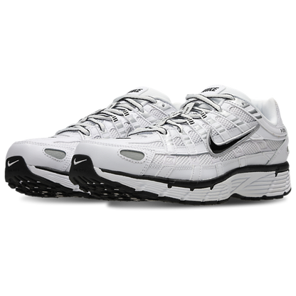Nike P-6000 White Black Metallic Silver