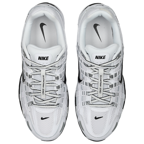 Nike P-6000 White Black Metallic Silver