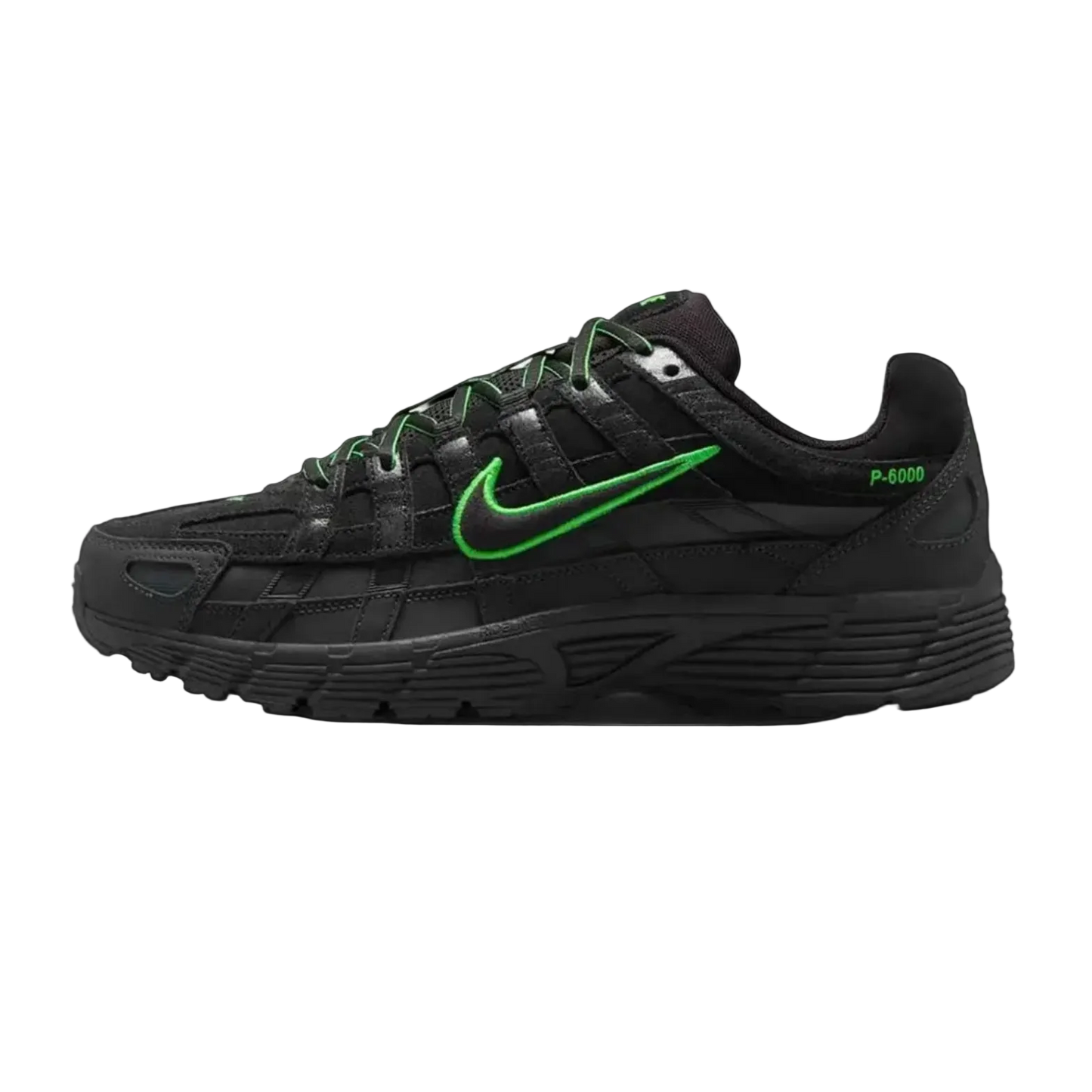 Nike P-6000 PRM Black Green Strike