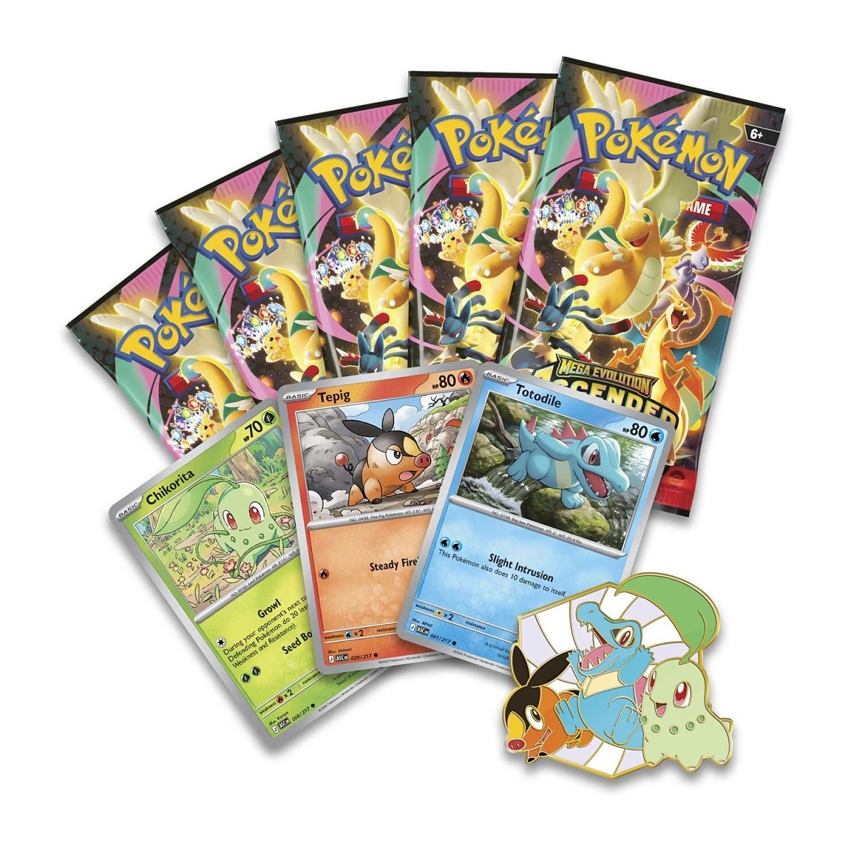 Pokèmon TCG: Mega Evolution Ascended Heroes First Partners Deluxe Pin Collection Box