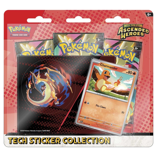 Pokémon TCG: Mega Evolution Ascended Heroes Tech Sticker Collection - Charmander