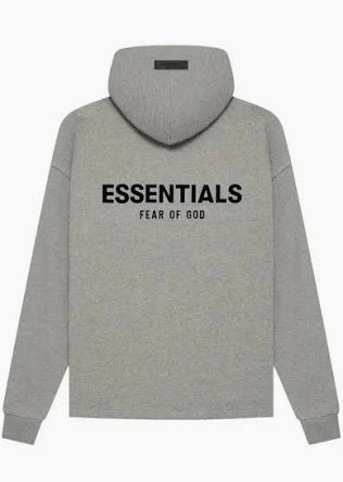 Fear of God Essentials Hoodie 'Dark Oatmeal' (SS22)