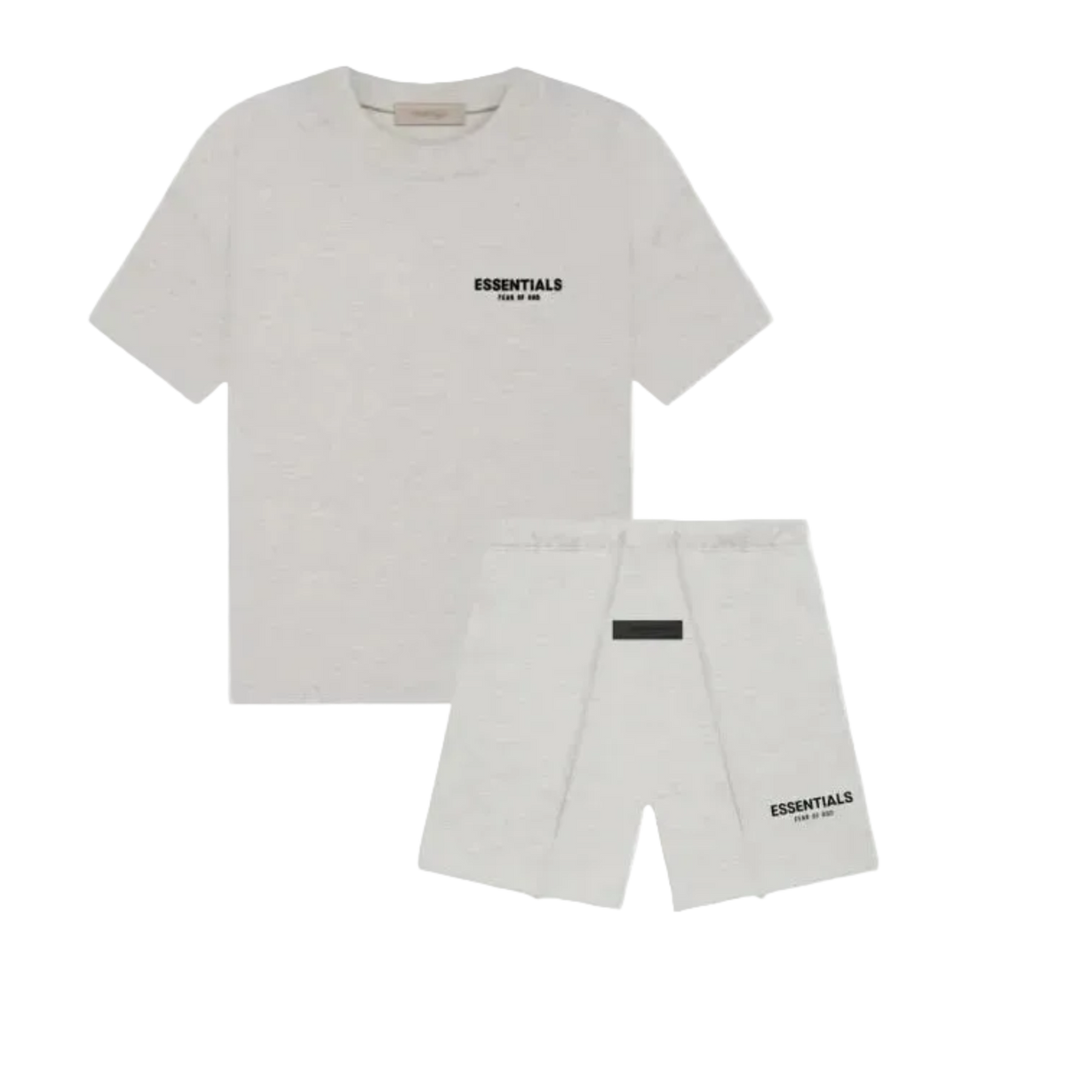 Fear of God Essentials Shorts Set 'Light Oatmeal' (SS22)