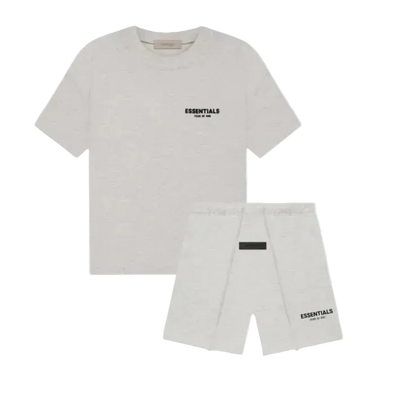 Fear of God Essentials Shorts Set 'Light Oatmeal' (SS22)