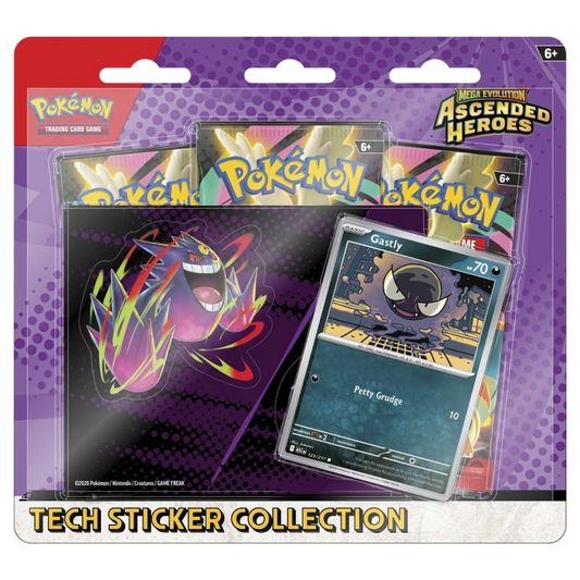 Pokémon TCG: Mega Evolution Ascended Heroes Tech Sticker Collection - Gastly