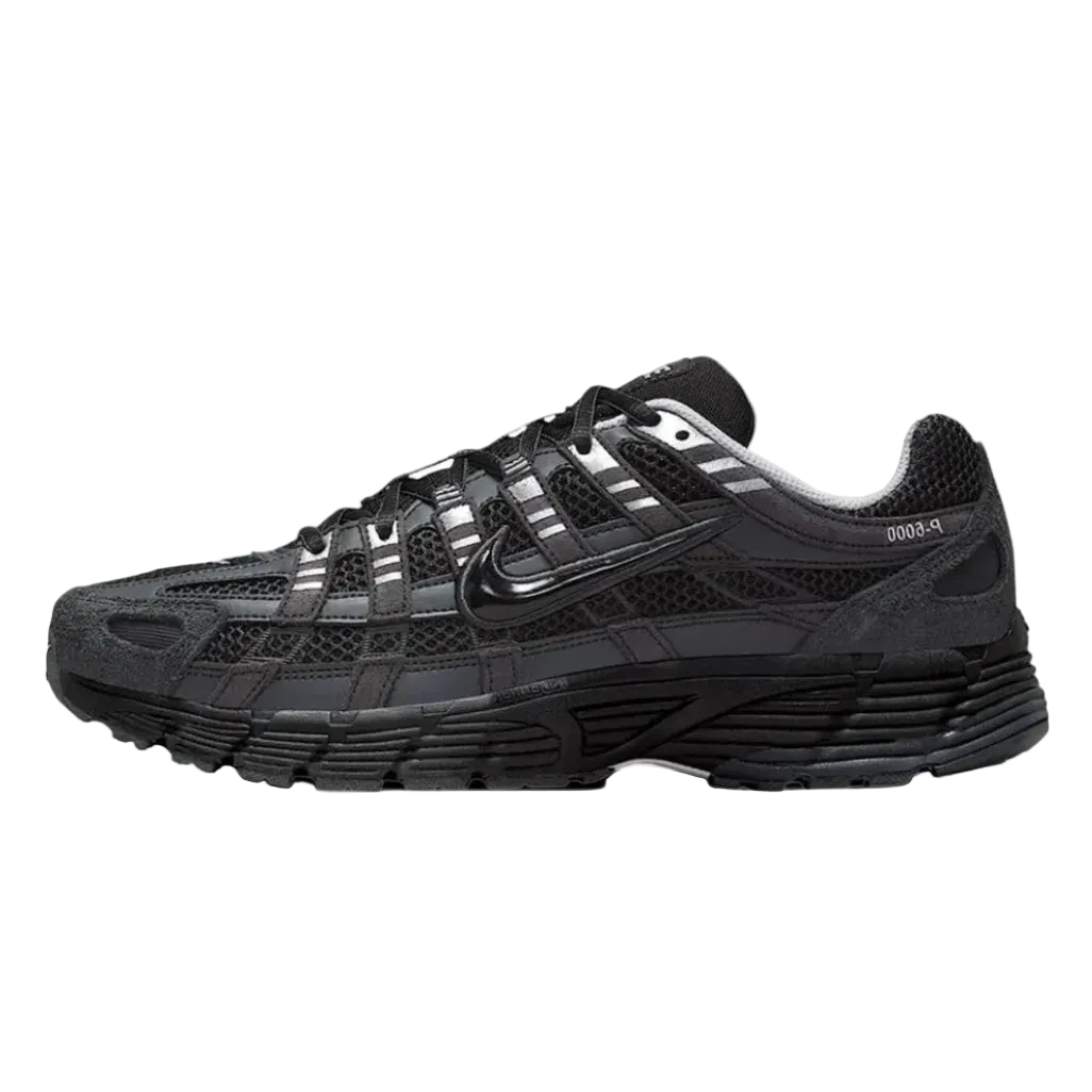 Nike P-6000 Suede Anthracite Metallic Silver