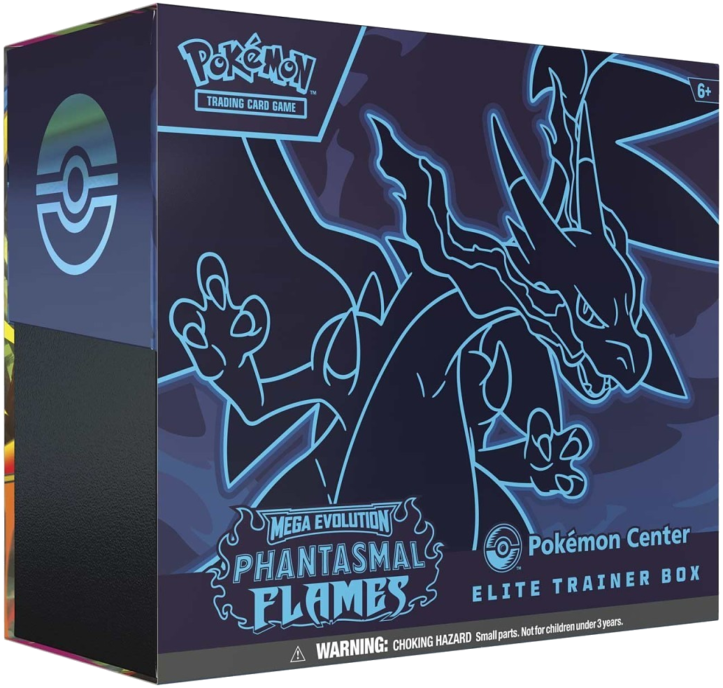 Pokémon TCG: Mega Evolution Phantasmal Flames Pokémon Center Elite Trainer Box