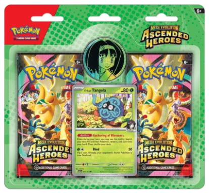 Pokémon TCG: Mega Evolution Ascended Heroes 2 Pack Blister - Erika's Tangela